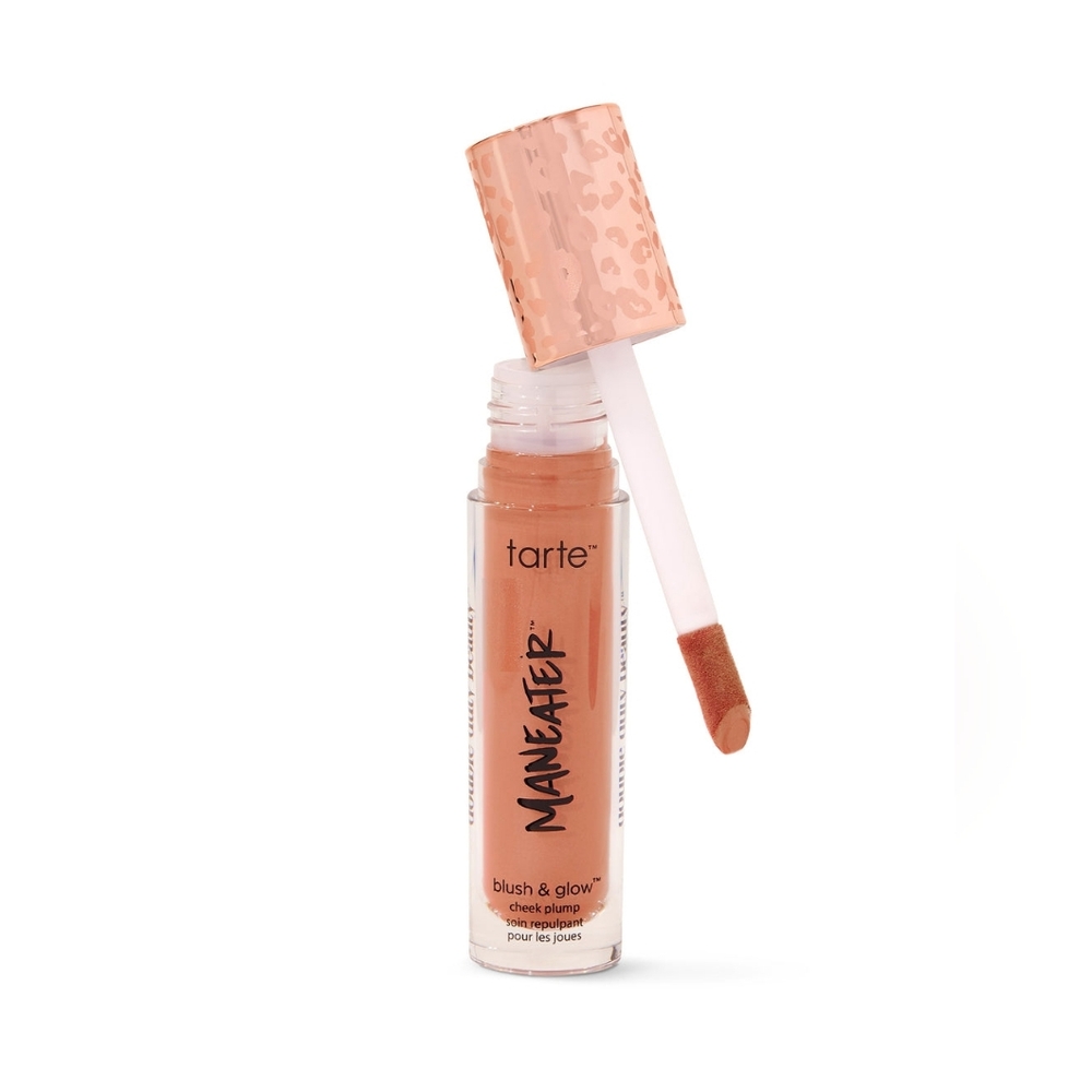 Buffed Peach Tarte Maneater Blush & Glow Cheek Plump Brand New In Box Full Size